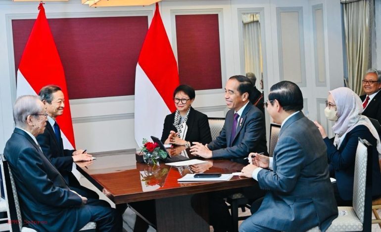 Bertemu Presiden JAPINDA, Presiden Jokowi Apresiasi Bantuan Promosi Kerja Sama Ekonomi