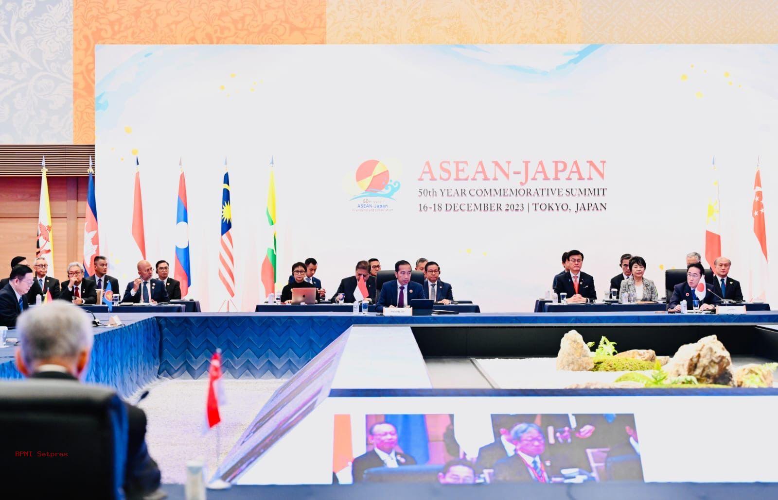 Jokowi Paparkan Dua Prioritas Kemitraan Ekonomi ASEAN-Jepang